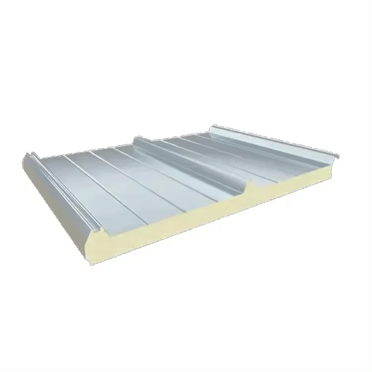 Pu Polyurethane Cold Storage Room Corrugated Metal Isolation Sheet