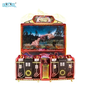 Amusement Park Simulator Games Machine Coin Operated 4 Players Shooting Arcade Game Machine Dragon Town