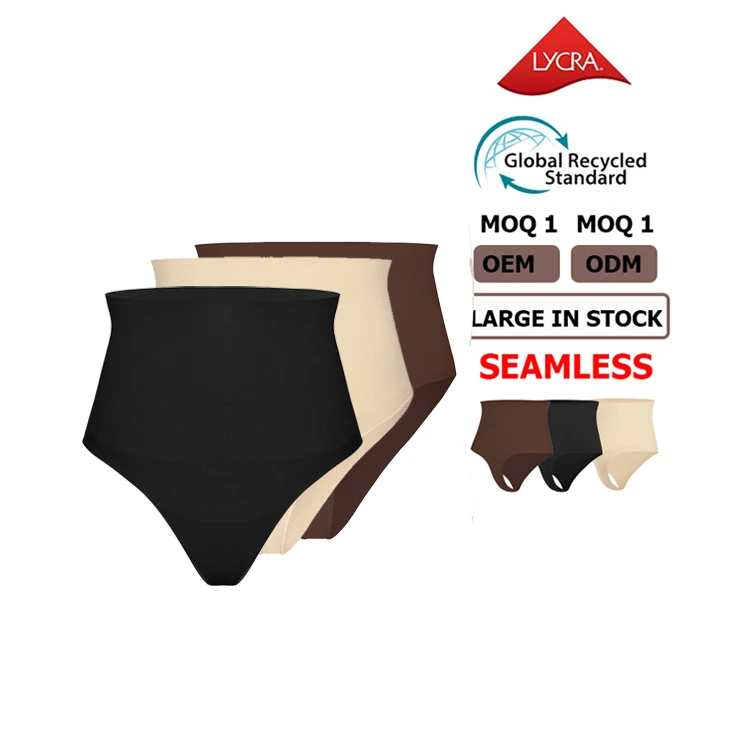 Custom Logo Seamless Underwear For Women Tummy Control Shapewear