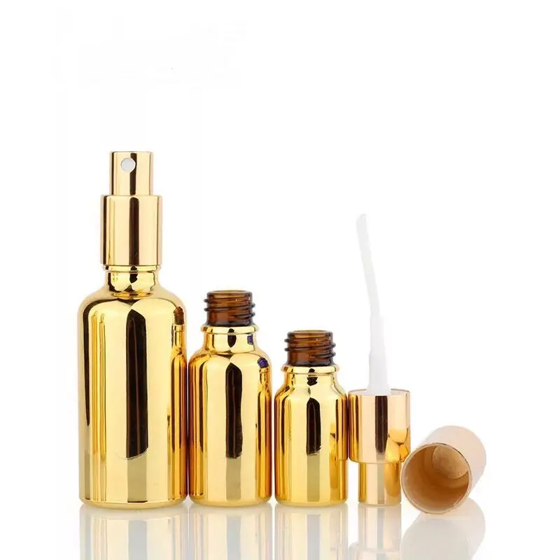hot sale 5ml 10ml 15ml 20ml 30ml 50ml 100ml black glass spray bottles frosted black bottle