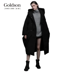 Hot Sell Winter Duck Down Parka Jacket for Women Long Waterproof Breathable and Quick Dry Polyester Lining Maternity Feature