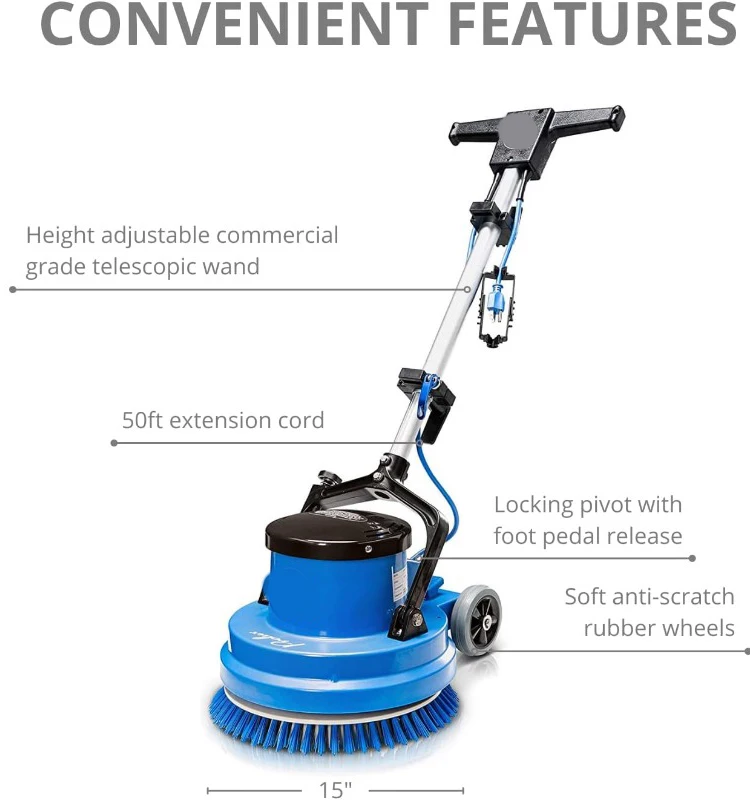 Floor Cleaning Machine Core Heavy Duty Single Pad Commercial Polisher Floor Buffer Machine Scrubber