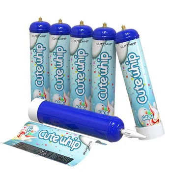 OEM NEW 1.1L 640g Whipped Cream Chargers Creamgas Bulk Fast Gas Cream Charger Whip Cream Gas Bottle 640g