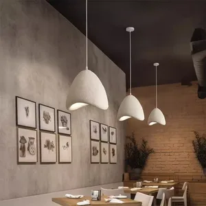Japanese Style Chandelier Villa Hotel Kitchen Dining Room Wabi Sabi Pendant Light for Restaurant