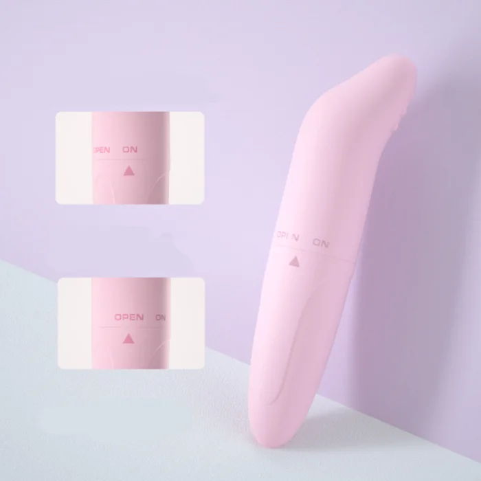 Dolphin vibrator side profile showing contoured shape