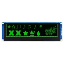 Factory Direct Sales 5.5-inch OLED Module Display LCD 256*64 7-pin Module SSD1322 Yellow SPI