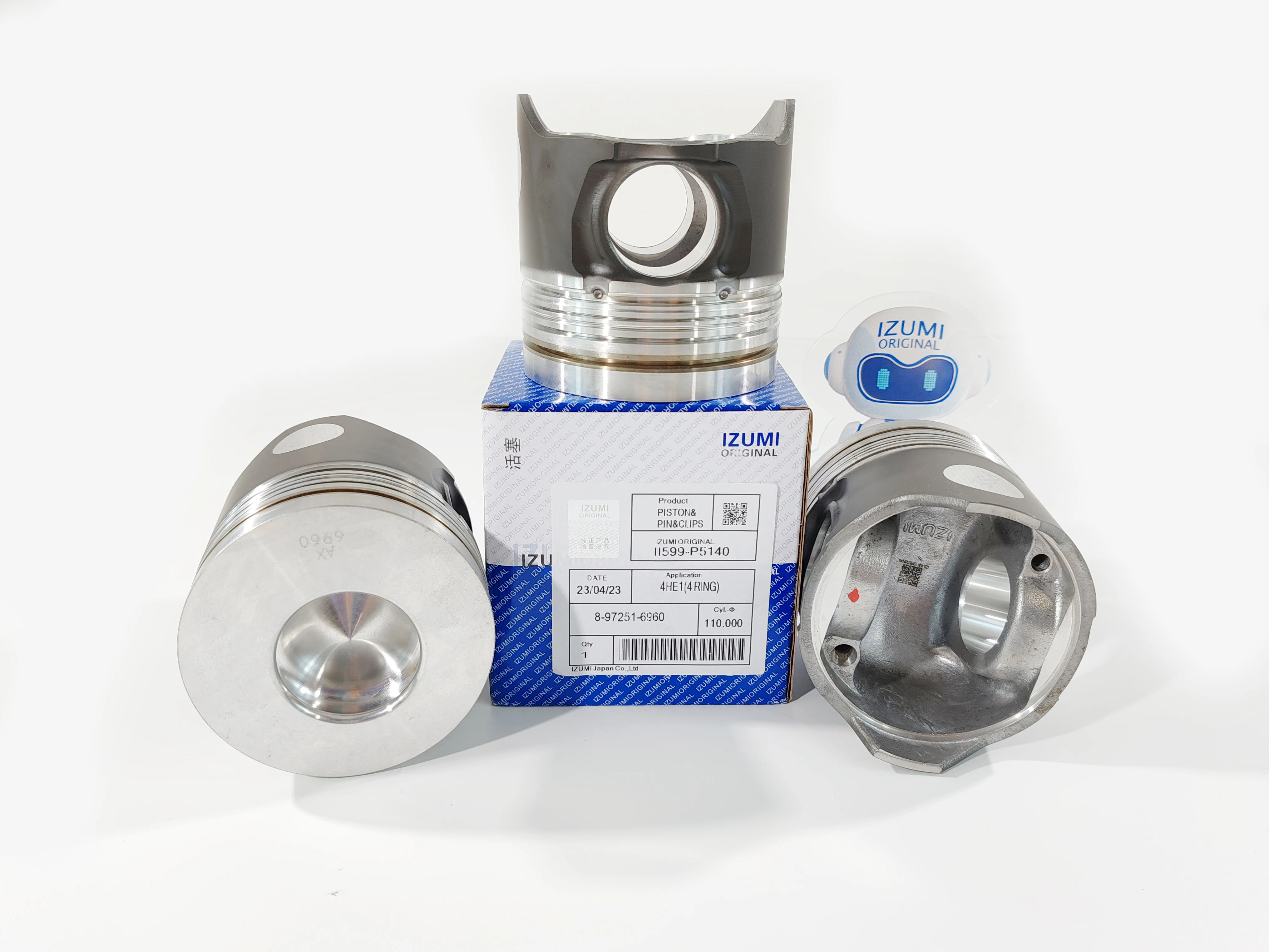 IZUMI Original Engine Rebuild Kit 4JG1 4JG2 4JB1 4JJ1 4BA1 Liner Kit 4HF1 4HE1T 4BD1 ISUZU Overhaul Repair Kit