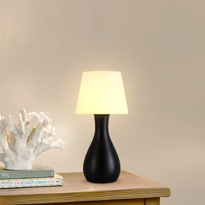 Simple Style LED Night Light Square Shade DC 6V Power Supply Custom Packing Lampe De Table