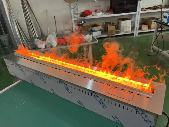 Electric Fireplace, 3D, 1500 W, Metal - detail 30