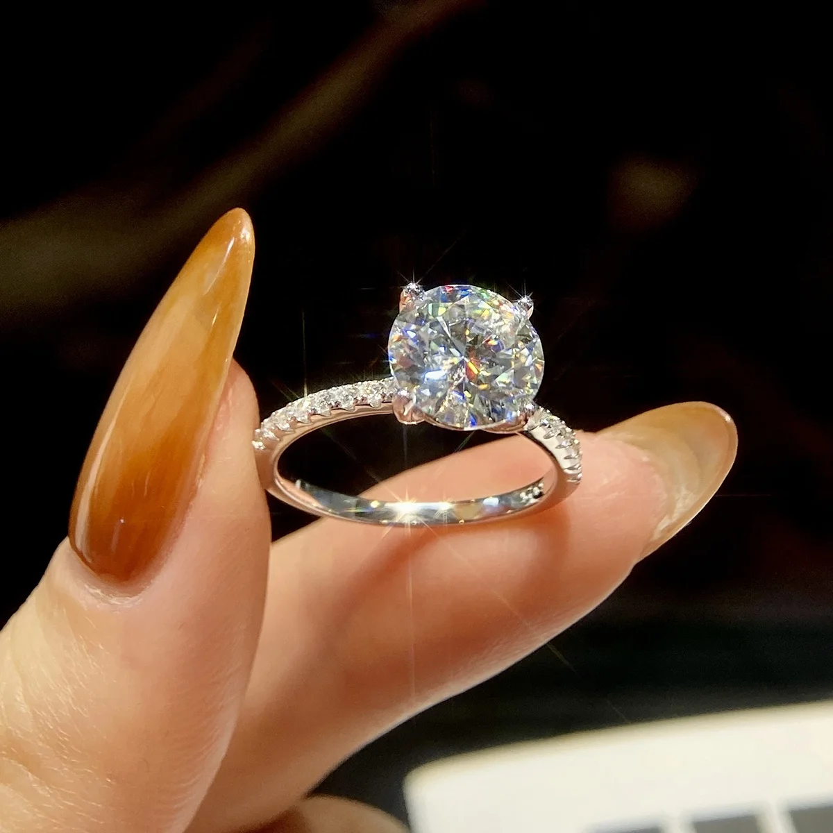 Bague de mariage en argent Sterling 925 pour femme, bijoux de luxe