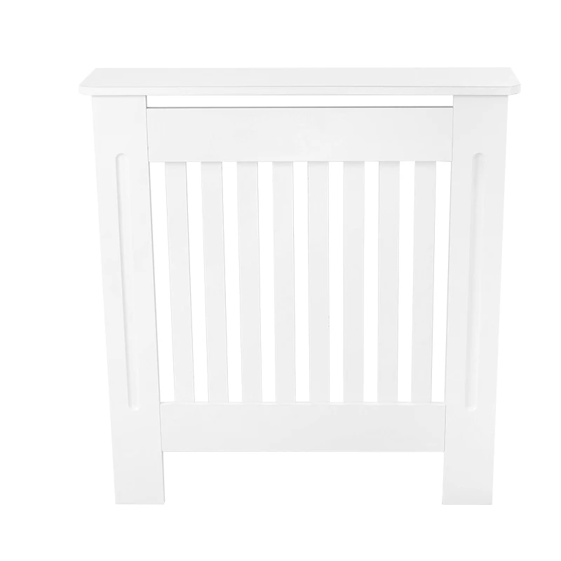 Высокое Качество Современная крышка радиатора декоративный шкаф деревянный белый Окрашенный корпус нагревателя