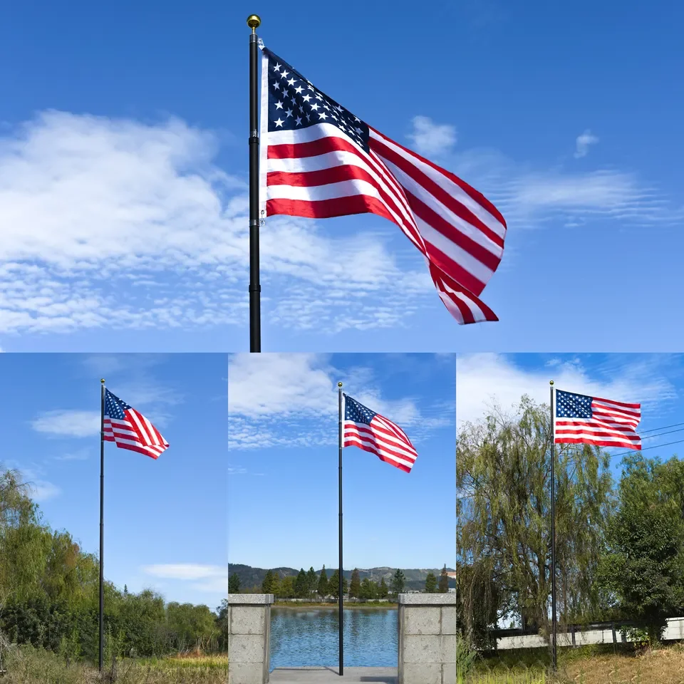 16ft Flexible Flag Pole Flagpoles With Bag Buy Flagpole Telescopic