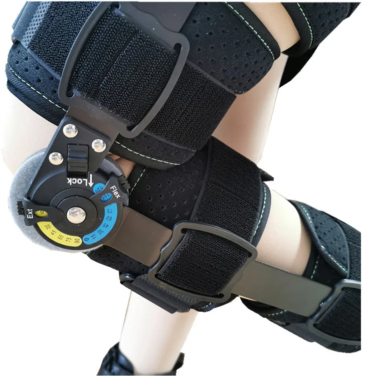 Adjustable  Knee Splint Support ROM Hinged Knee Brace Zimmer Knee Brace Legs Correction Belt