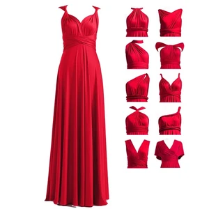 High-End Custom European American Floor-Length Evening Dress for Women XS Size Solid Small Batch Chiffon Clothing Processing