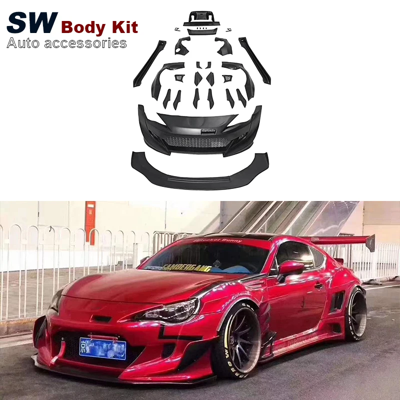 V3ロケットバニースタイルワイドボディGT86ボディキットトヨタ
