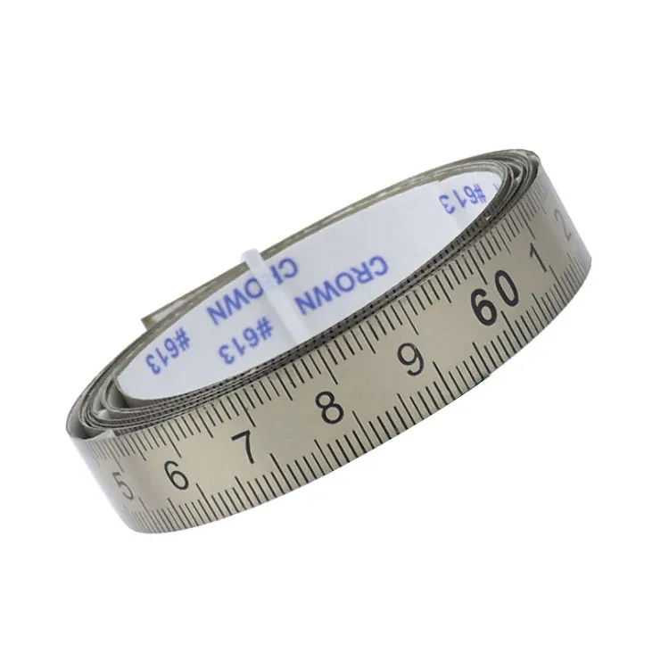 Metric Steel Miter Track Tape Measure 0.5'' Self Adhesive Scale