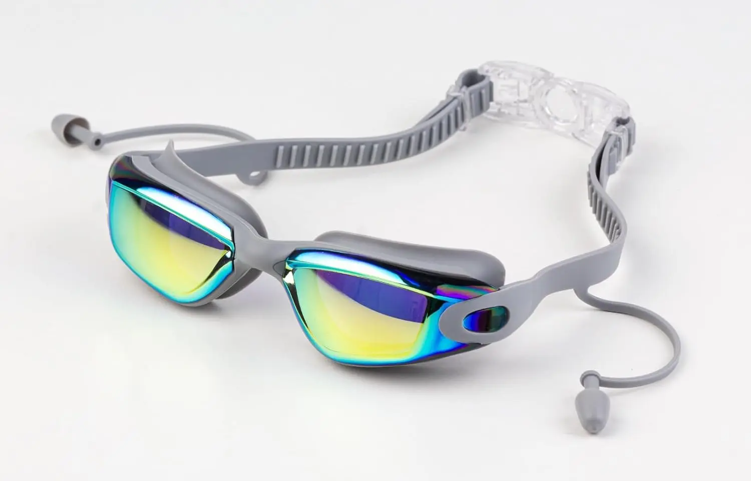 No Leaking Anti-Fog Swim Goggles With PC Lenses And Earplugs Professional Men Women Swimming Glasses For Competitions_voghion.com