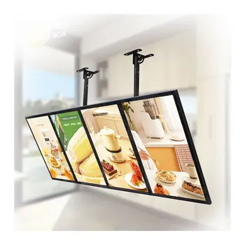 KFC Fast Food Cafe Menu Board Display Illuminated Led Menu Backlit Advertising Order Food Advertising Light Box