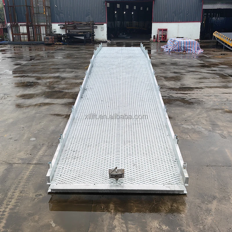 Hydraulic Truck Unloading Lift Ramp - Mobile Dock Solution