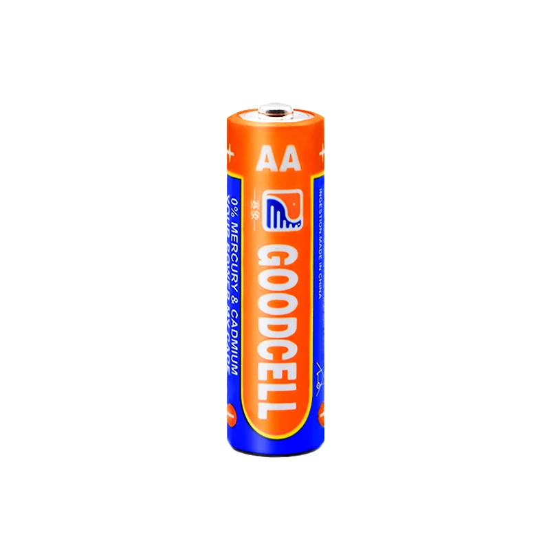 Goodcell high quality LR6 dry battery 1.5v am3 AA alkaline batteries