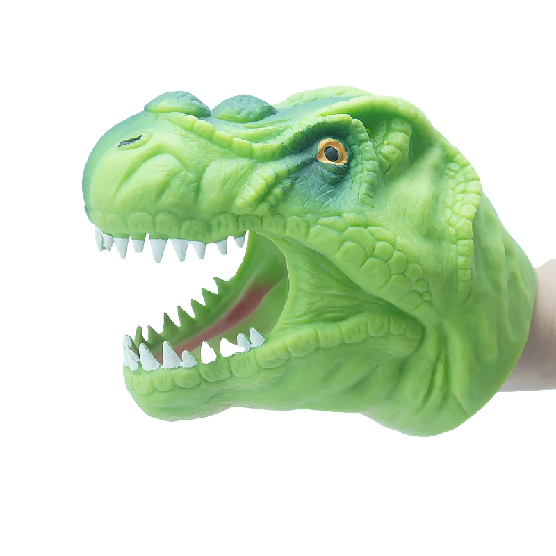 Экологичная мягкая резиновая безопасная детская игрушка Тираннозавр Рекс ролевые игрушки ручная марионетка