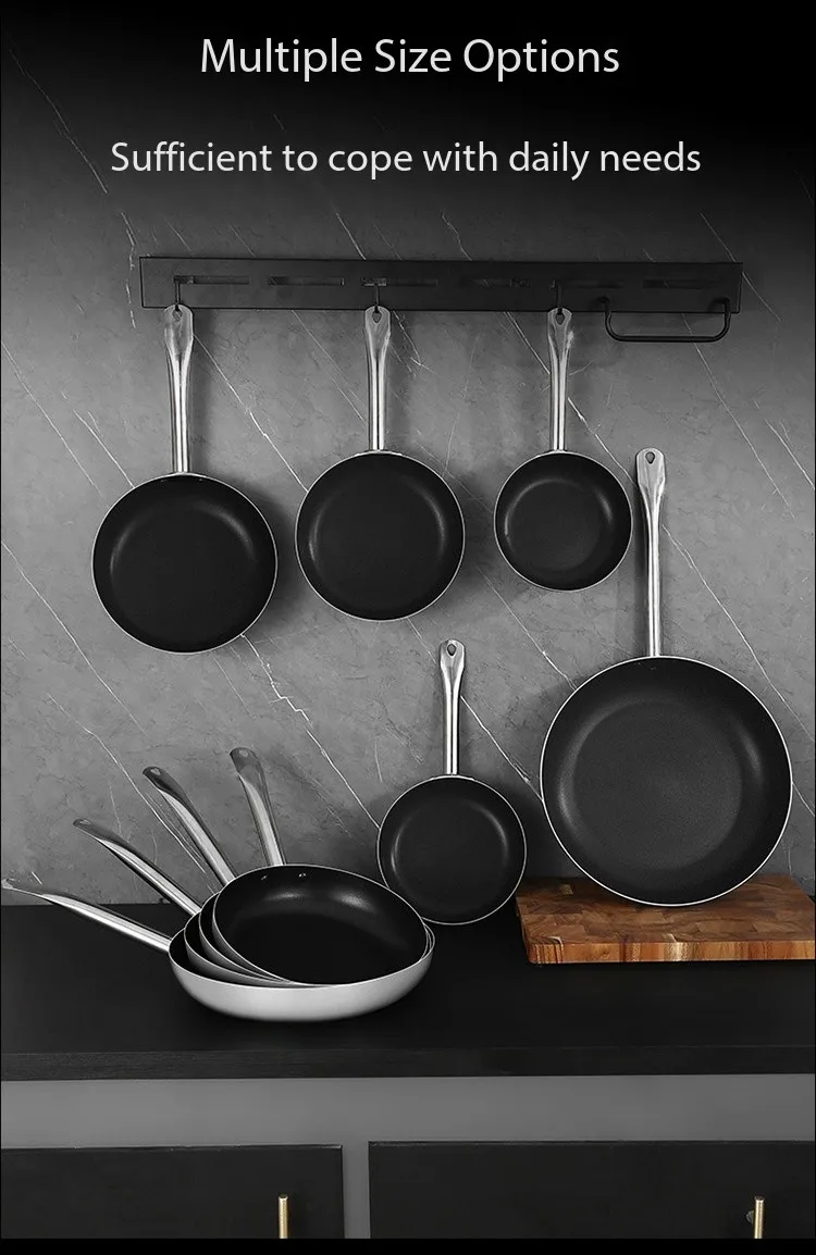 Fts Skillet Manufacturers Non Stick Cooker Flat Induction Quality Stainless Steel Nonstick Gas