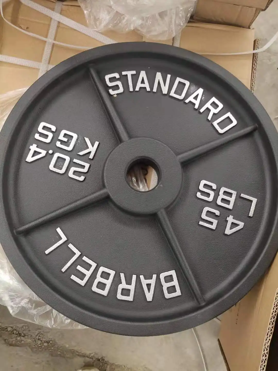 40 Kg Weight Plate Lifting Gym Body Solid Cast Iron Barbell