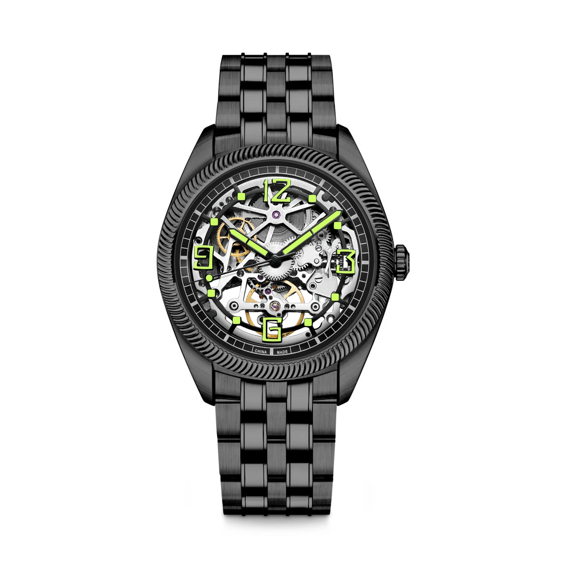 2025 Business Hollow Advanced  Movement 3 Waterproof Men's Mechanical Watch