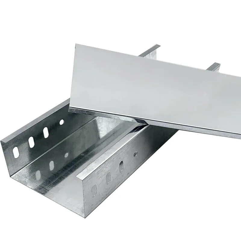 Perforated Galvanized Cable Tray Trunking White Pvc Cable Trunk Size