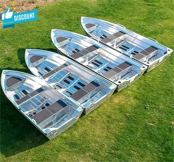 Kinocean Factory 10ft 12ft 14ft 16ft 17ft All Welded Aluminum Fishing Boats for Sale