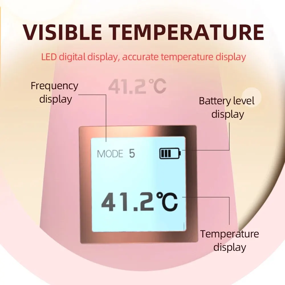 Intelligenter OEM-Sexspielzeug-Heizstab mit LCD-Bildschirm für Frauen, G-Punkt-Vibrator in Hasenform mit mehreren Zungen, Dildo für Erwachsene_voghion.com