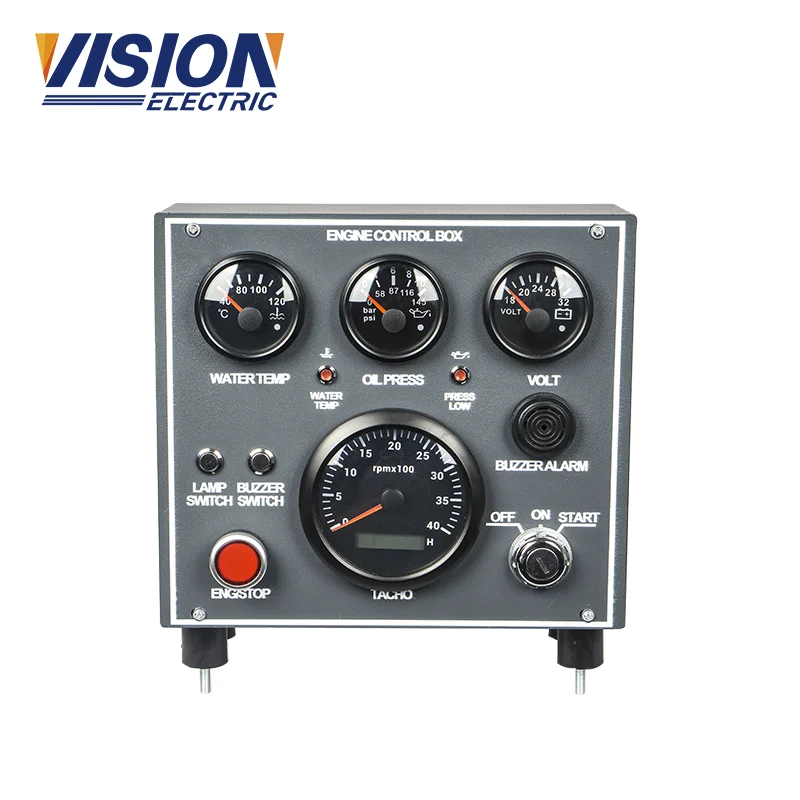 diesel Engine Parts Control Instrument Panel Gauge Meter for Marine Engine Model CB-YS-001