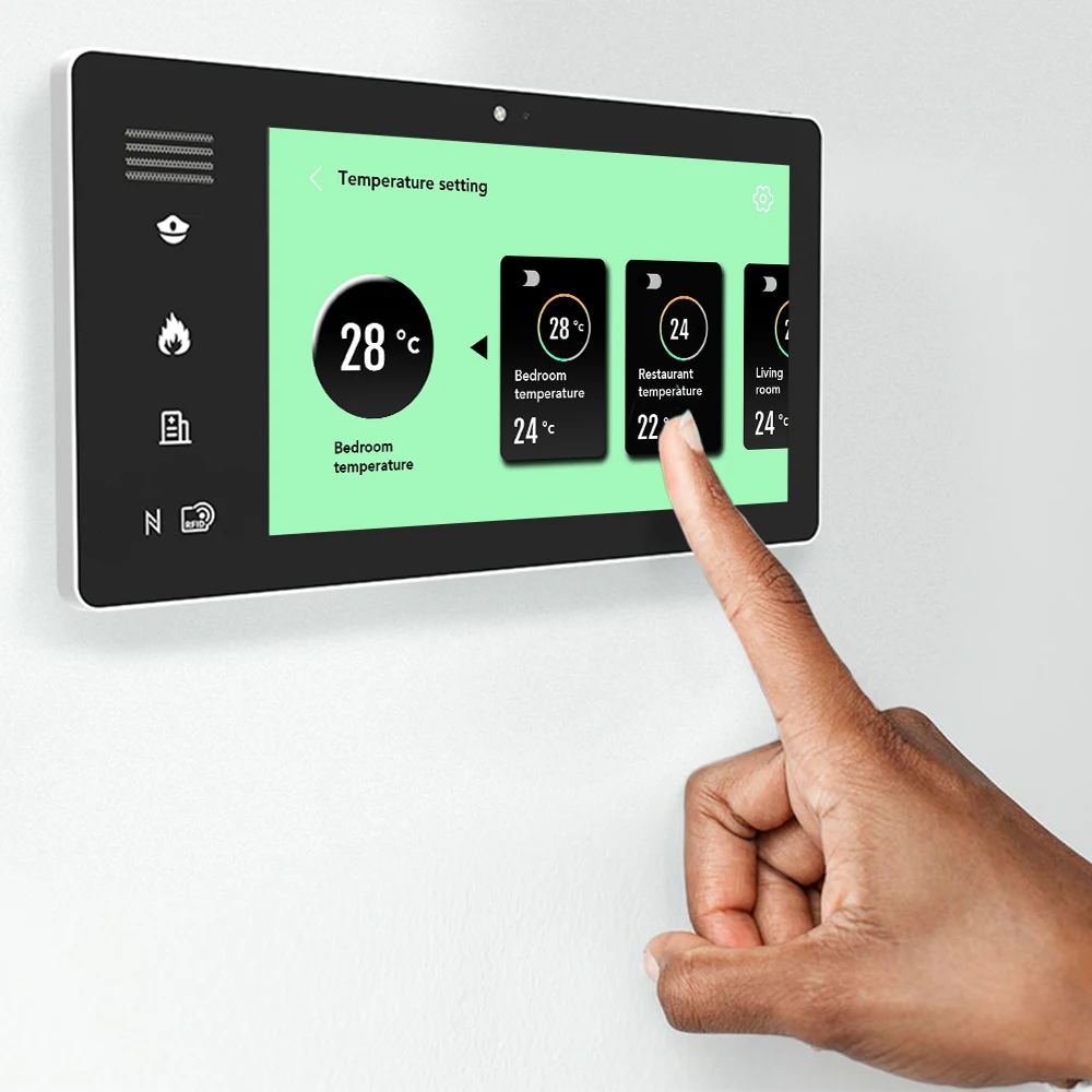 7 Inch Smart Home Gateway Control Panel Wall Tablet Zwave Zigbee Tablet Android Smart Home Automation
