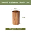 Color madera estilo M Tubo de madera de acacia