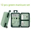 12 pcs green