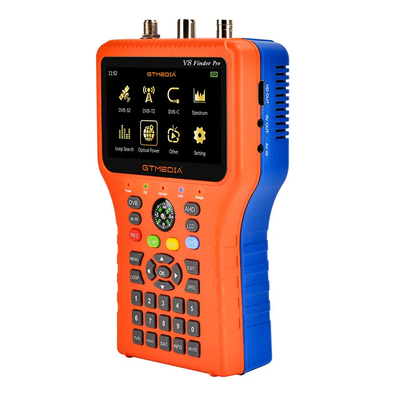 Pro Satellite Finder Signal Receiver Digital Sat Detector Satellite Recognition for Adjusting Sat Dish
