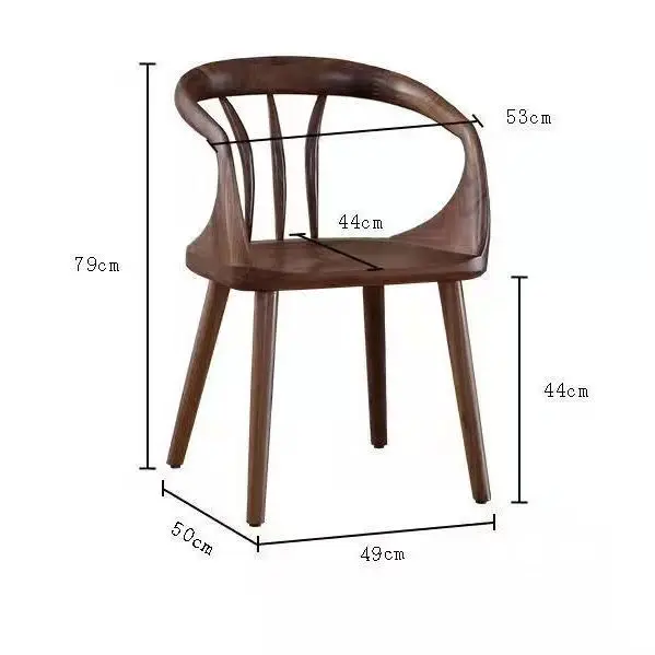 Luxury Modern Wholesale Black Restaurant Cane Wood Hotel Dining Chair