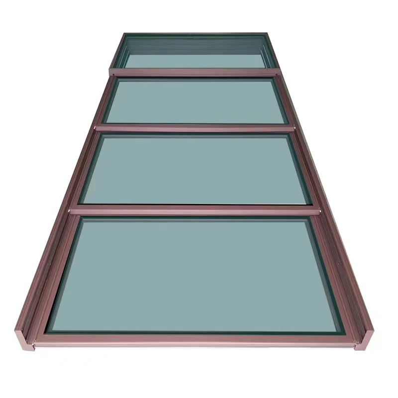 Pretty Aluminum Metal Frame House Roof windows Glass Openable Skylight/window