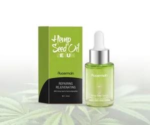Private Label AMP MINI Hemp Seed Oil Best Anti Wrinkle Whitening Anti Aging Face Serum