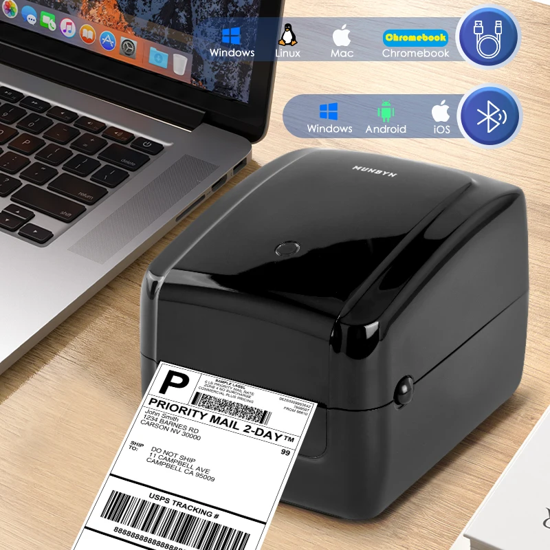 Desktop Label Maker Holographic Anticounterfeiting Qr Code Stickers