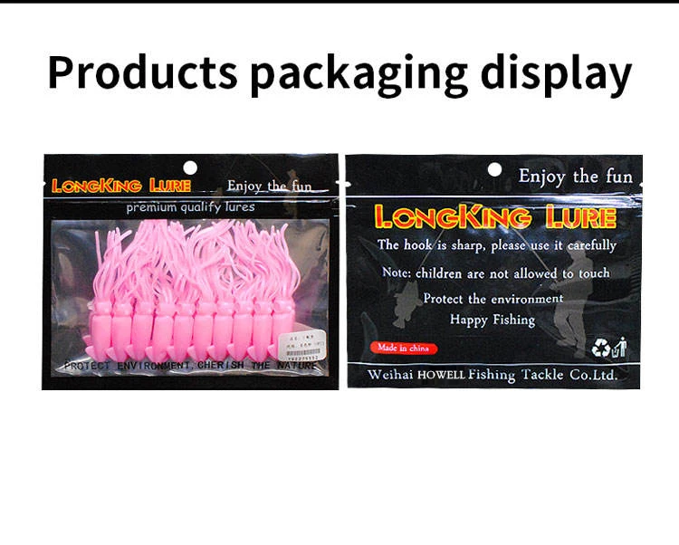 Rubber Squid Skirts Octopus Soft Fishing Lures 30mm 2g Octopus Squid