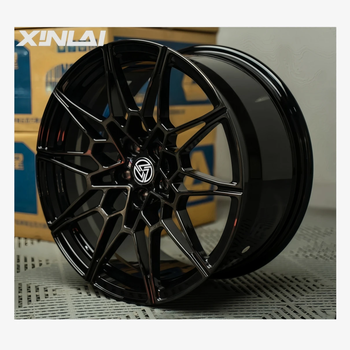 XINLAI Custom Deep Concave Rim Multi-Spoke 1 Piece Aluminum Alloy Forged Wheel Hub 5X120 5X112 5X114.3 18 - 22 Inch for M3 M4 - Image 1