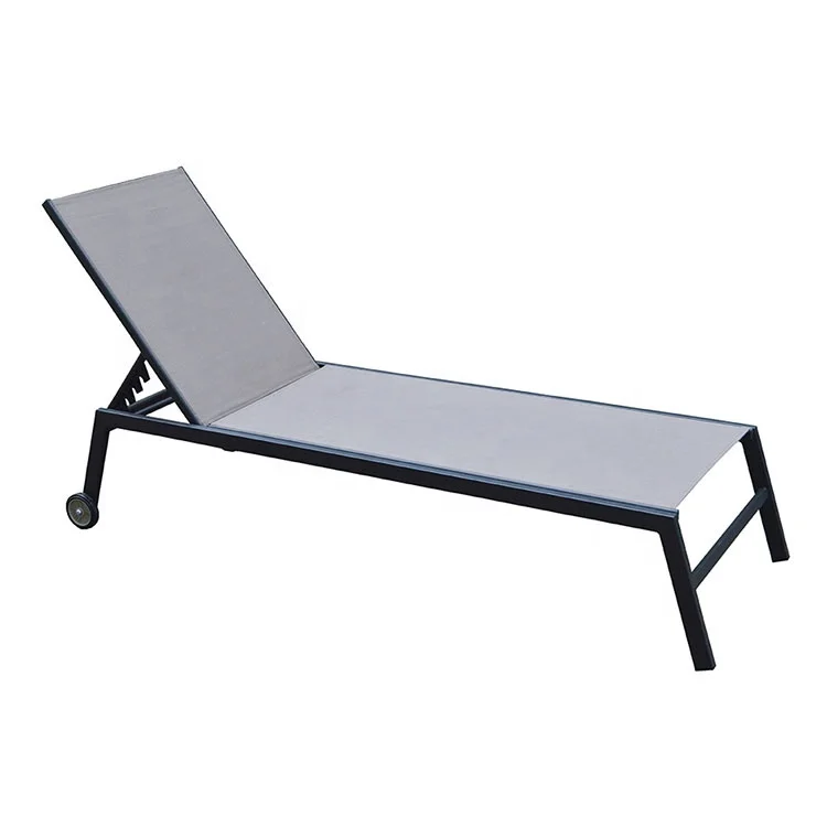 Pool Metal Aluminum Sun Lounge Beach Lounge Chair Cheap Swimming Sunbed