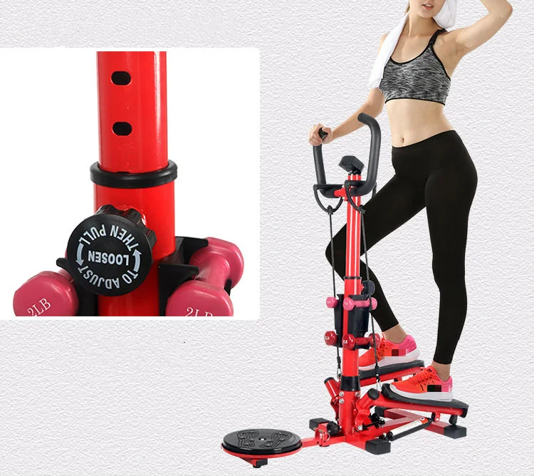Многофункциональный шаговый тренажер для аэробных тренировок домашний мини-Педальный Тренажер с лентой