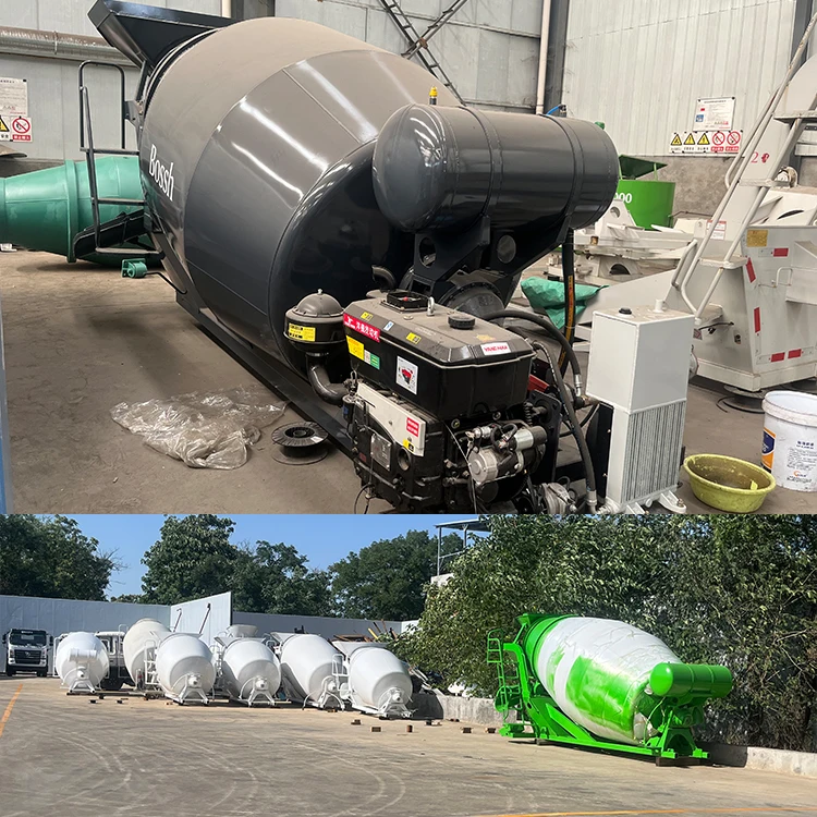 High Performance 80T 100T Concrete Used Mixing Truck Cement Silo 10Wheelers Cement Transiting Mixer