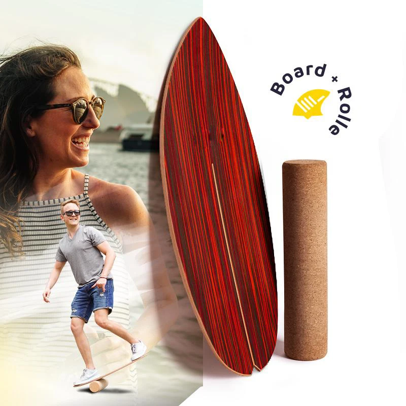 wooden balance board trainer for surf Alibaba