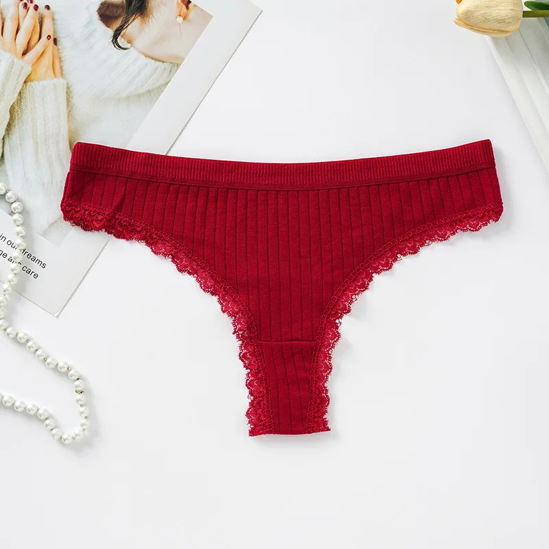 Cotton Women's Underwear Panties High Waist Briefs Solid Color Breathable Underpants Seamless