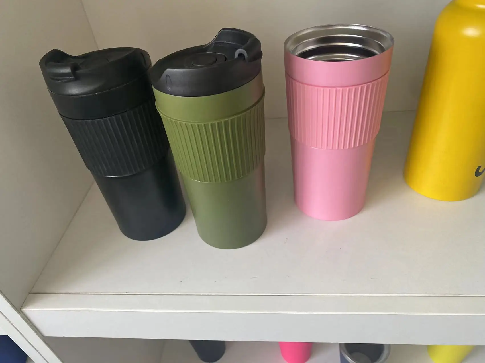 16oz Double-Wall Insulated Stainless Steel Travel Mug
