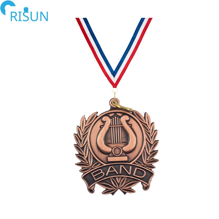 Manufacturer Customised Medals Producer 3d Musical Instrument Choir Marching Band For Medals