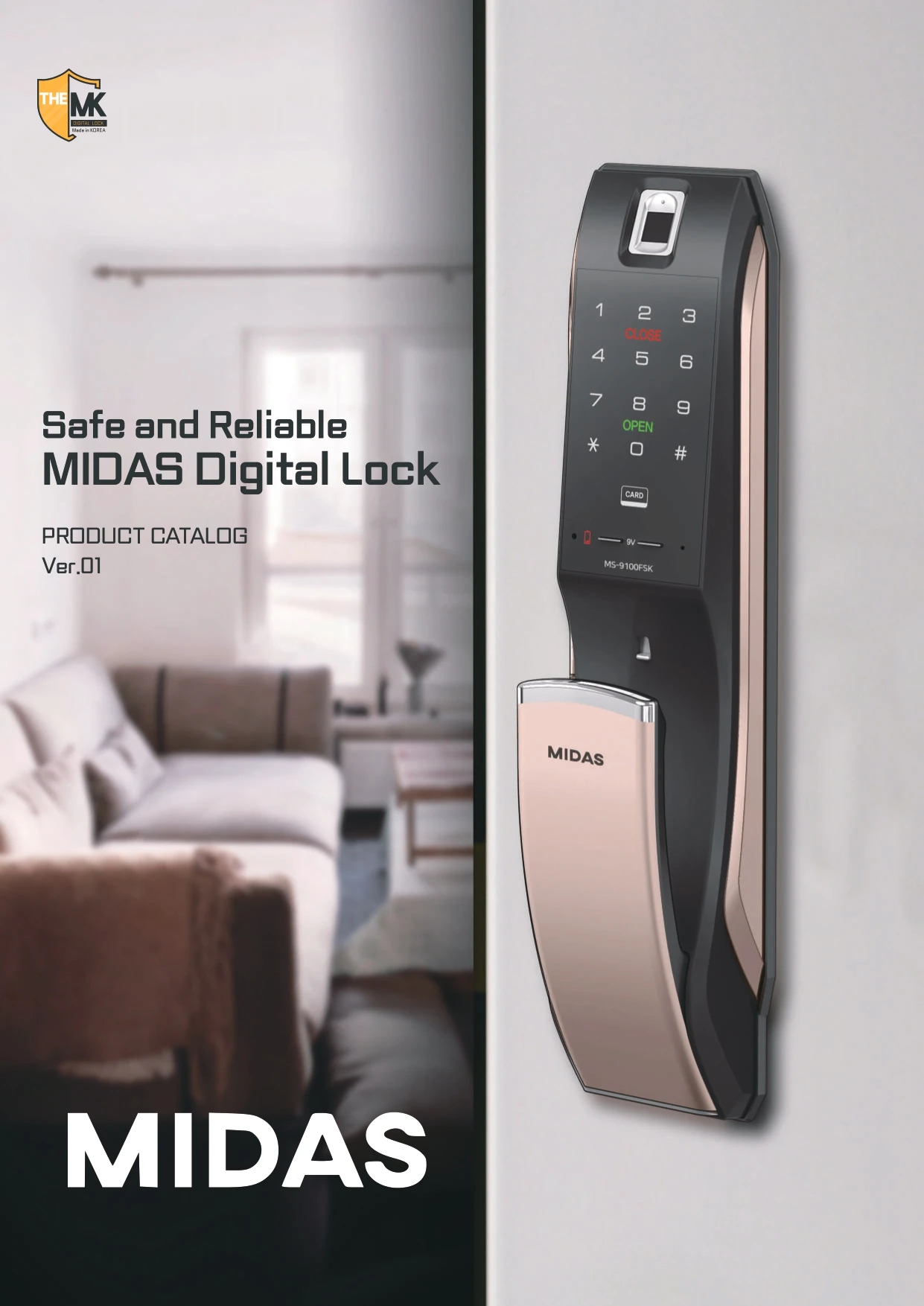 Smart Digital Door Lock Of Safety Functions By Finger Print And Rf Card